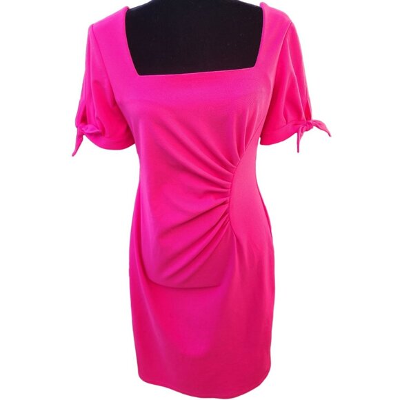 Luxury Designer Runway Cocktail Party Evening Elegant Glamour Bodycon Bow Dress - Picture 9 of 16